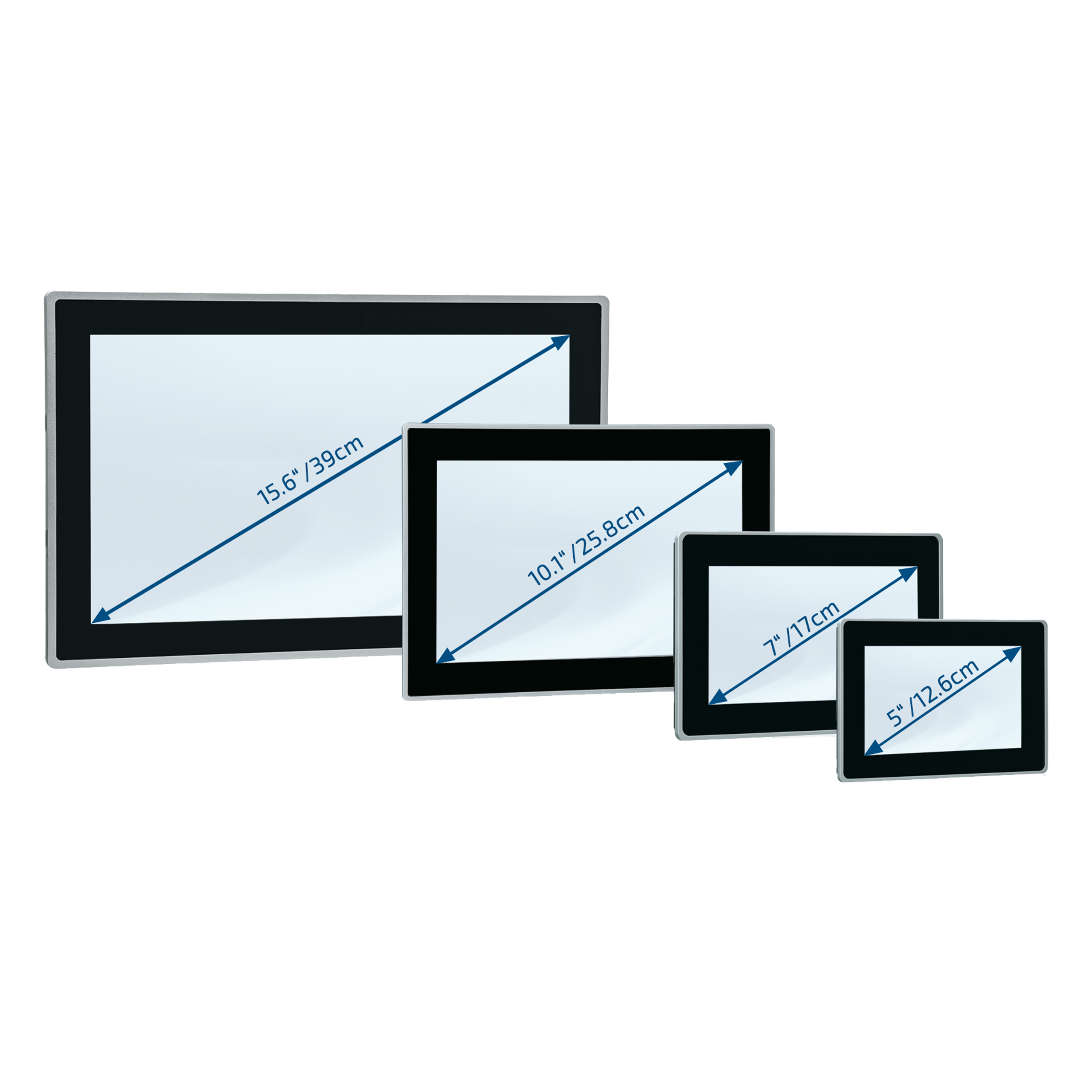 Kontron WP Web Panel available display sizes